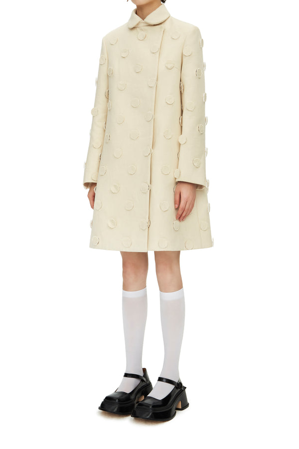 Shushutong long coat aw21co04 white